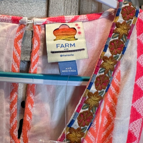 Farm Rio Embroidered V-Neck Maxi Dress - Picture 9 of 9